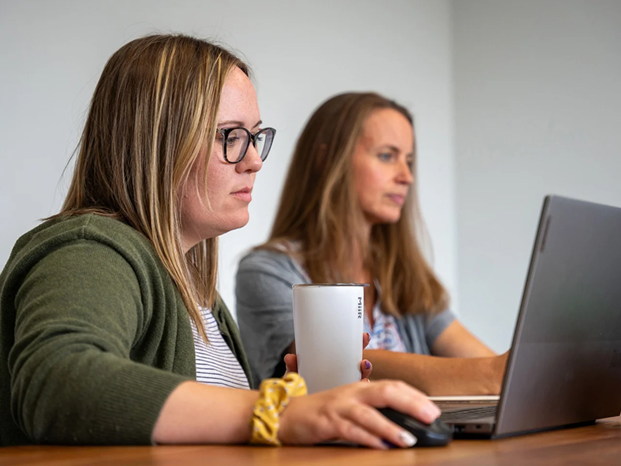 Two Women in office meeting